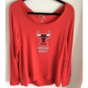 NWT, Chicago Bulls NBA, Size XL, Open Back Knit Top .  Very Unique! Touch Brand